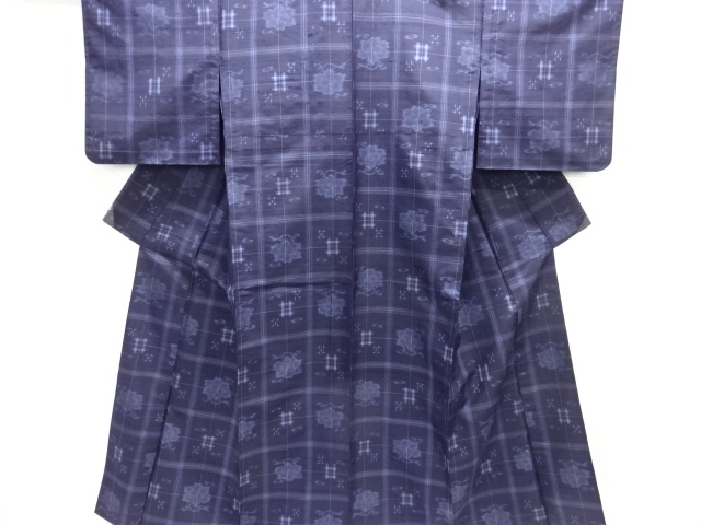 Japanese Kimono / Tsumugi Omeshi Silk